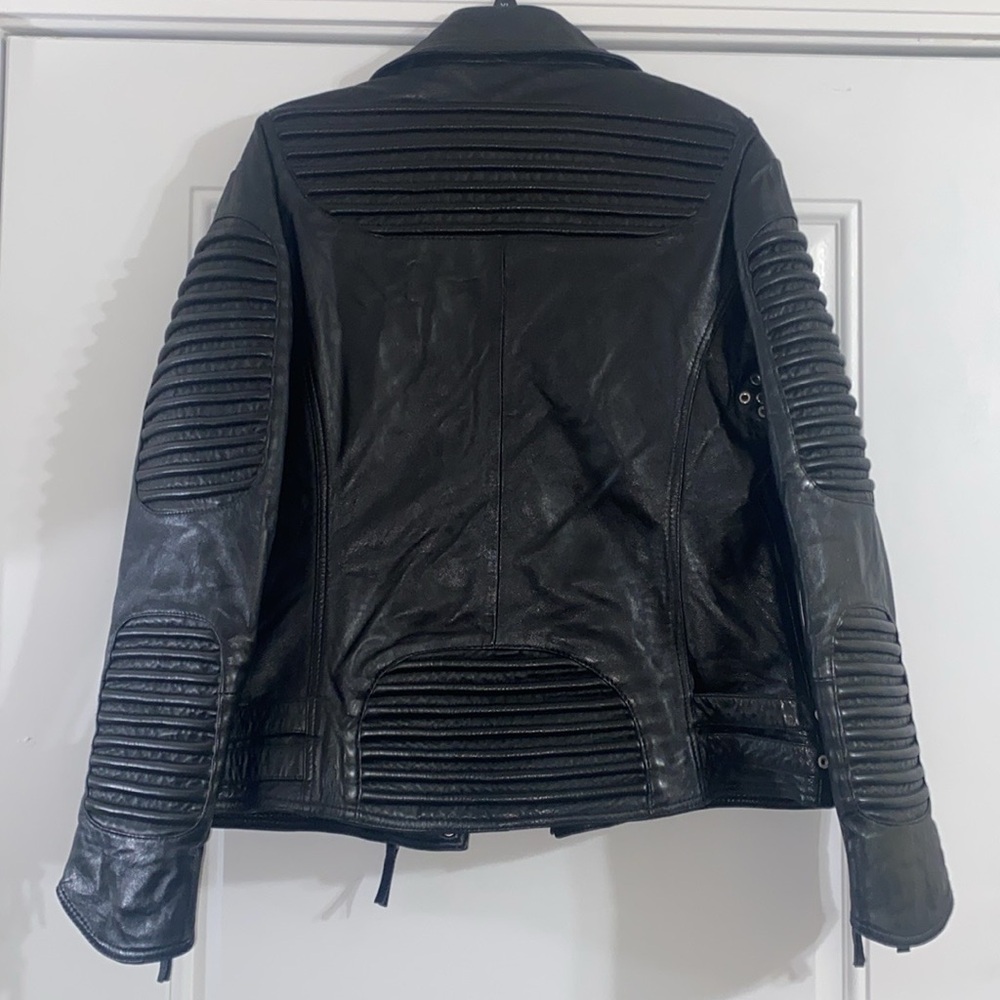 Black Motorcycle Jacket - Picture 3 of 8